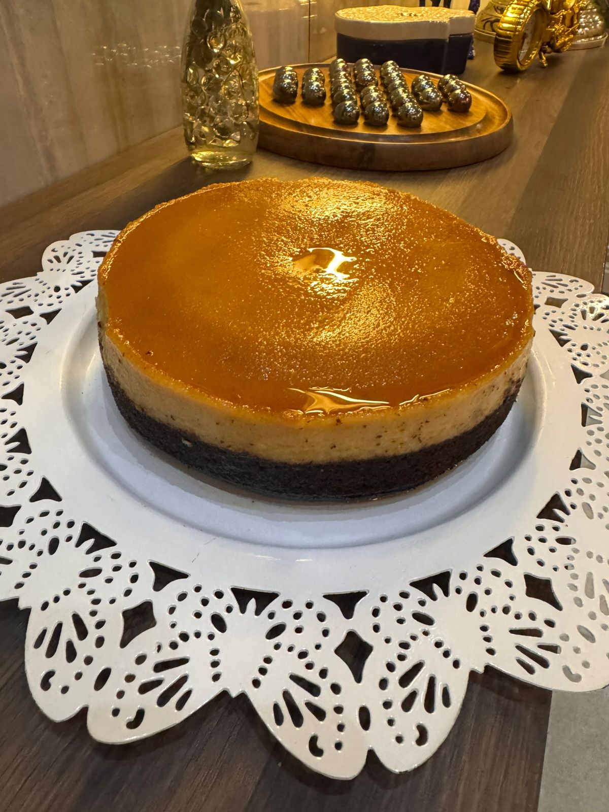 CARAMEL CHOCOLATE, BREAD PUDDING CAKE